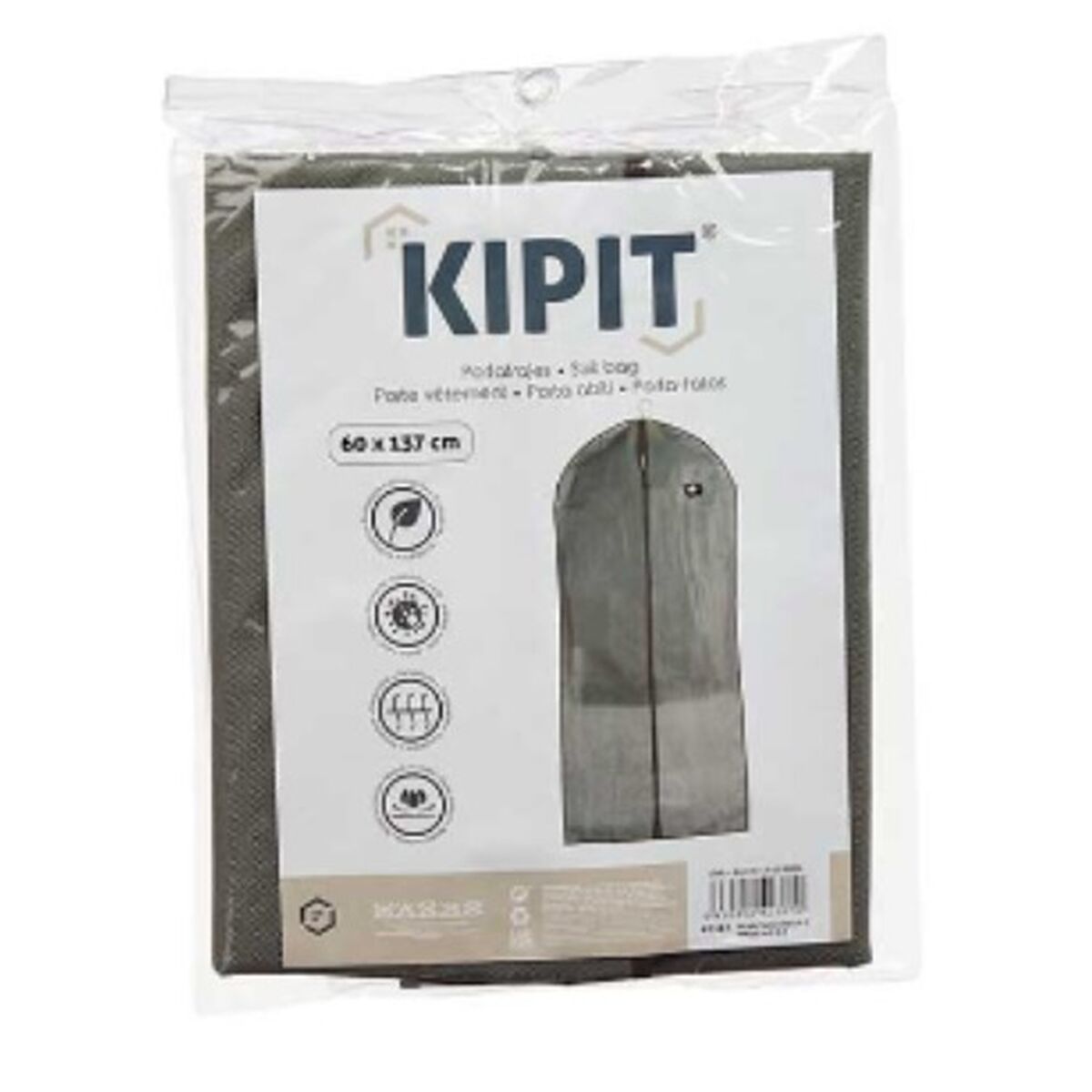 Klädesskydd Kipit Grå Polyester polypropen 60 x 137 cm 30 x 2 x 25 cm (24 antal) - 5