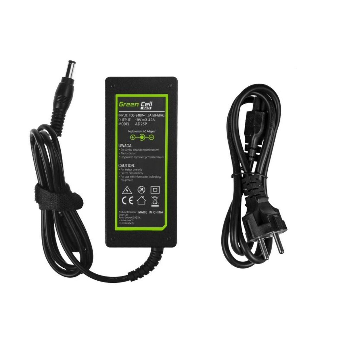 Laptopladdare Green Cell AD25P 65 W - 2