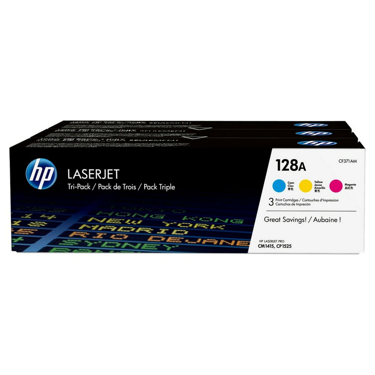 Original Toner HP 128A CYM Multicolour - 2