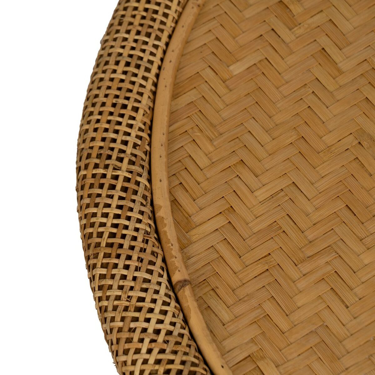 Sidobord RATÁN Beige 59 x 59 x 49,5 cm - 3