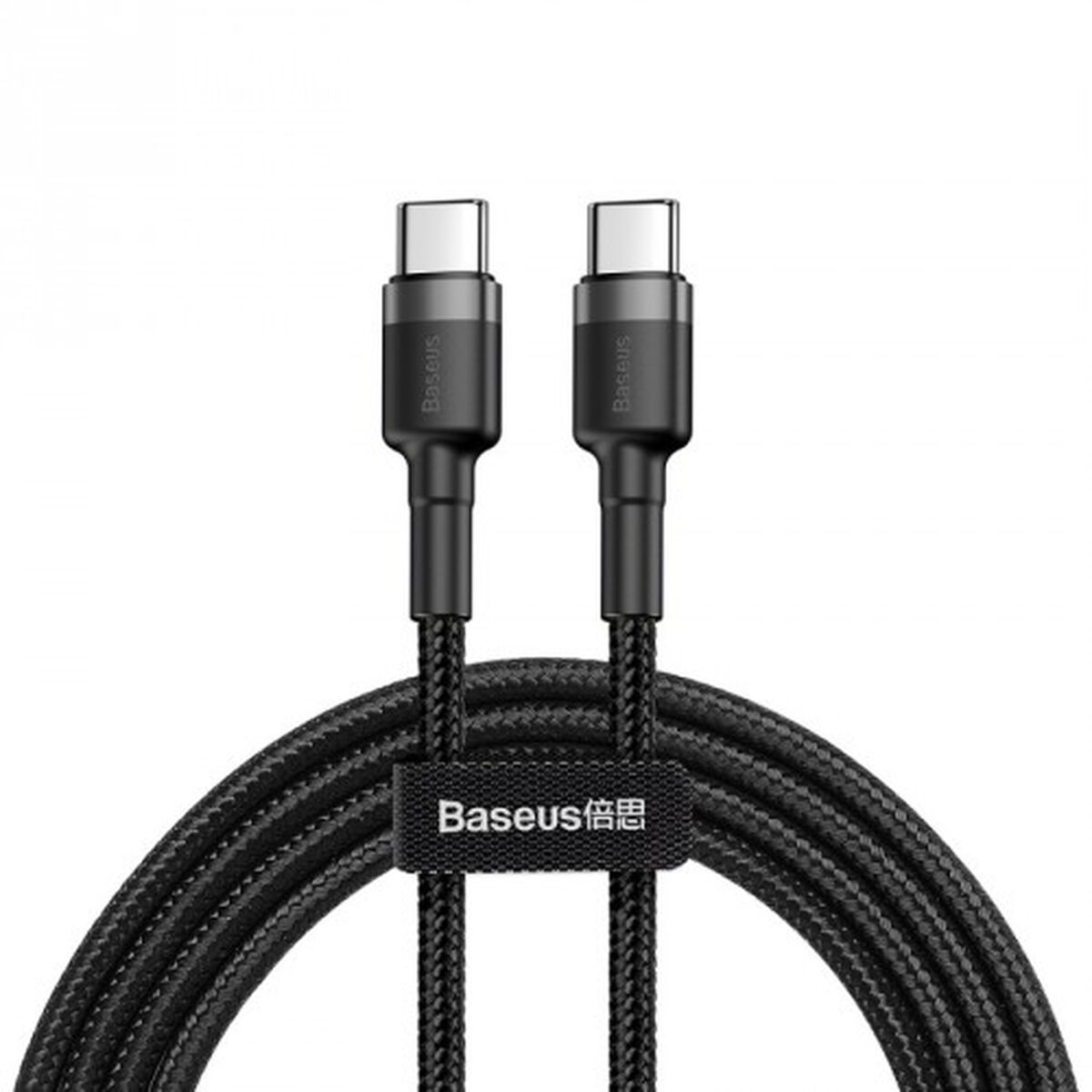 Kabel USB C Baseus Cafule Svart Svart/Grå 1 m - 5
