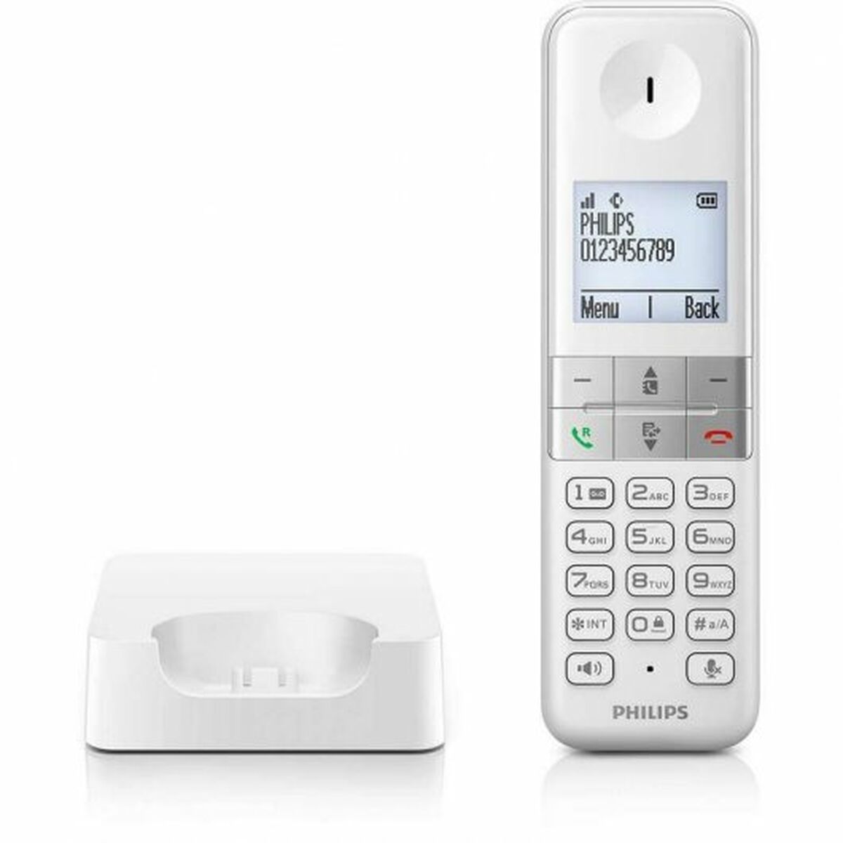 Trådlös Telefon Philips D4701W/34 Vit - 3