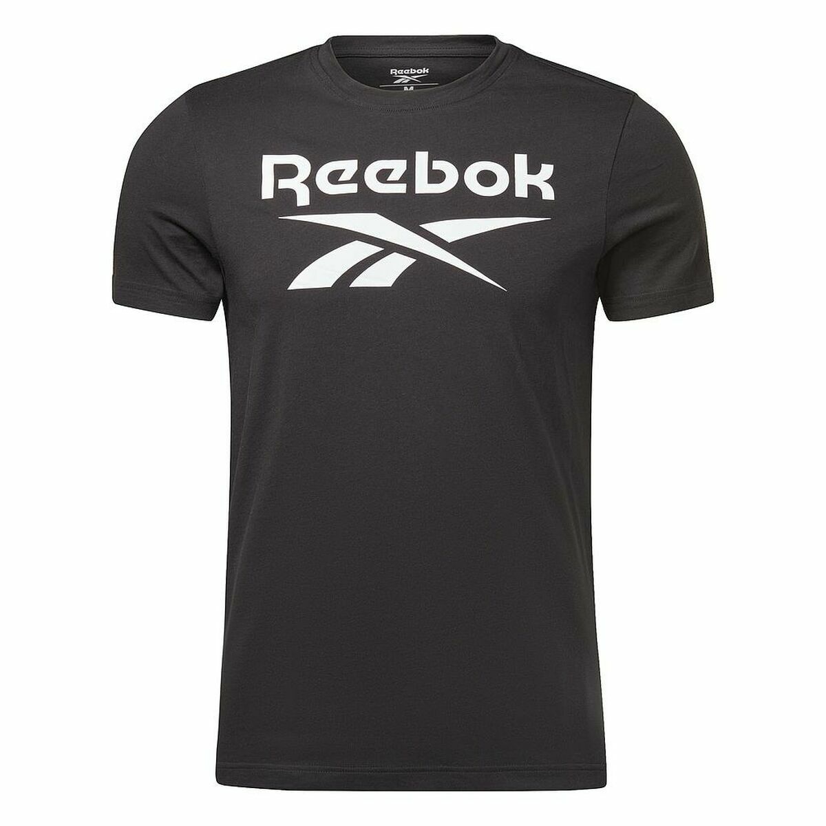 Sporttröja med ärmar Reebok BIG LOGO TEE HD4222 Svart - 3