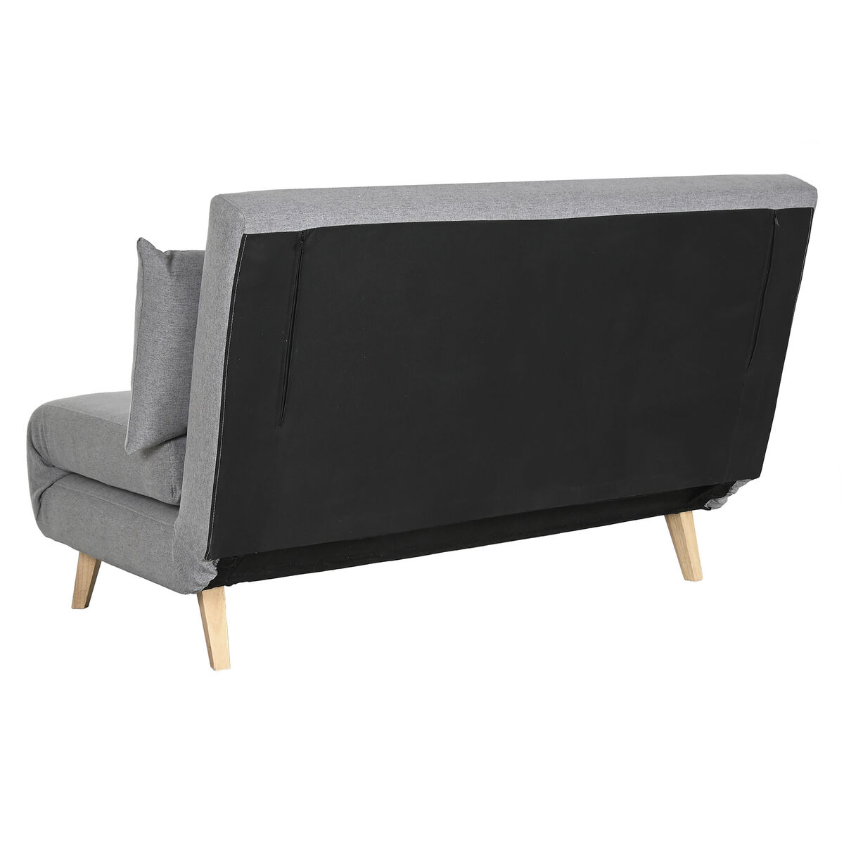 Bäddsoffa Home ESPRIT Naturell Ljusgrå 120 x 91 x 78 cm - 2