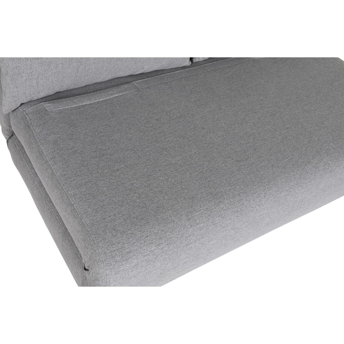 Bäddsoffa Home ESPRIT Naturell Ljusgrå 120 x 91 x 78 cm - 4