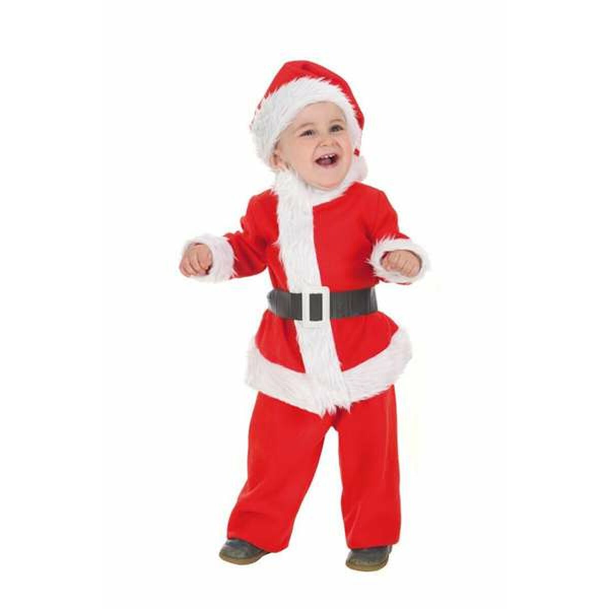 Maskeraddräkt bebis 12 månader Tomte Röd - 2
