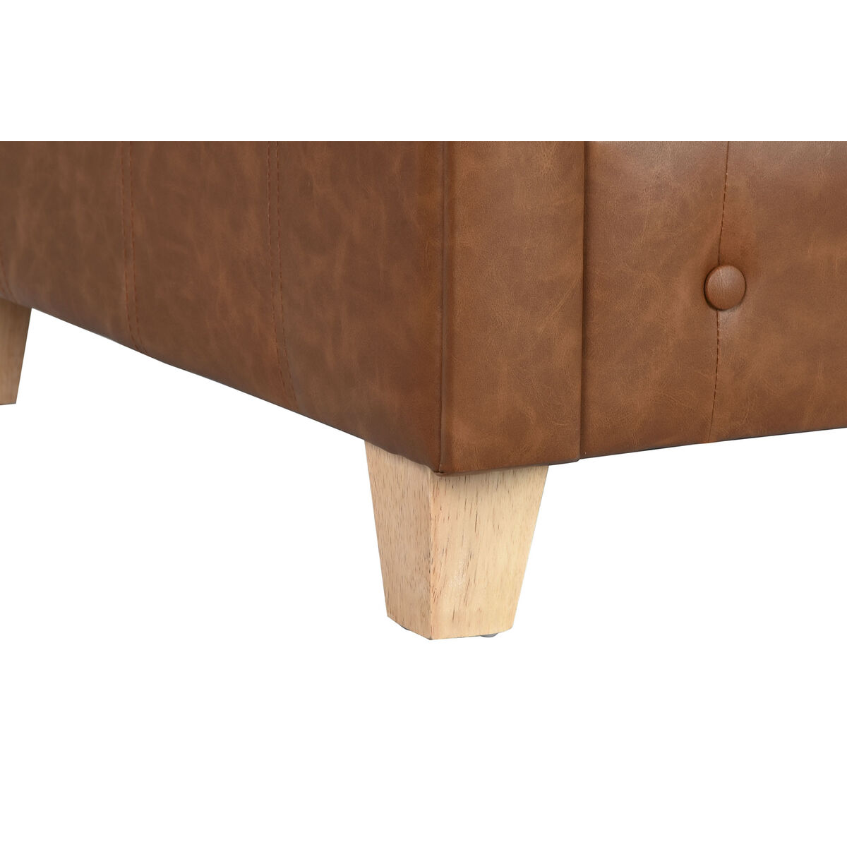 2-mans soffa Home ESPRIT Brun Naturell Vintage 151 X 79 X 70 cm - 5
