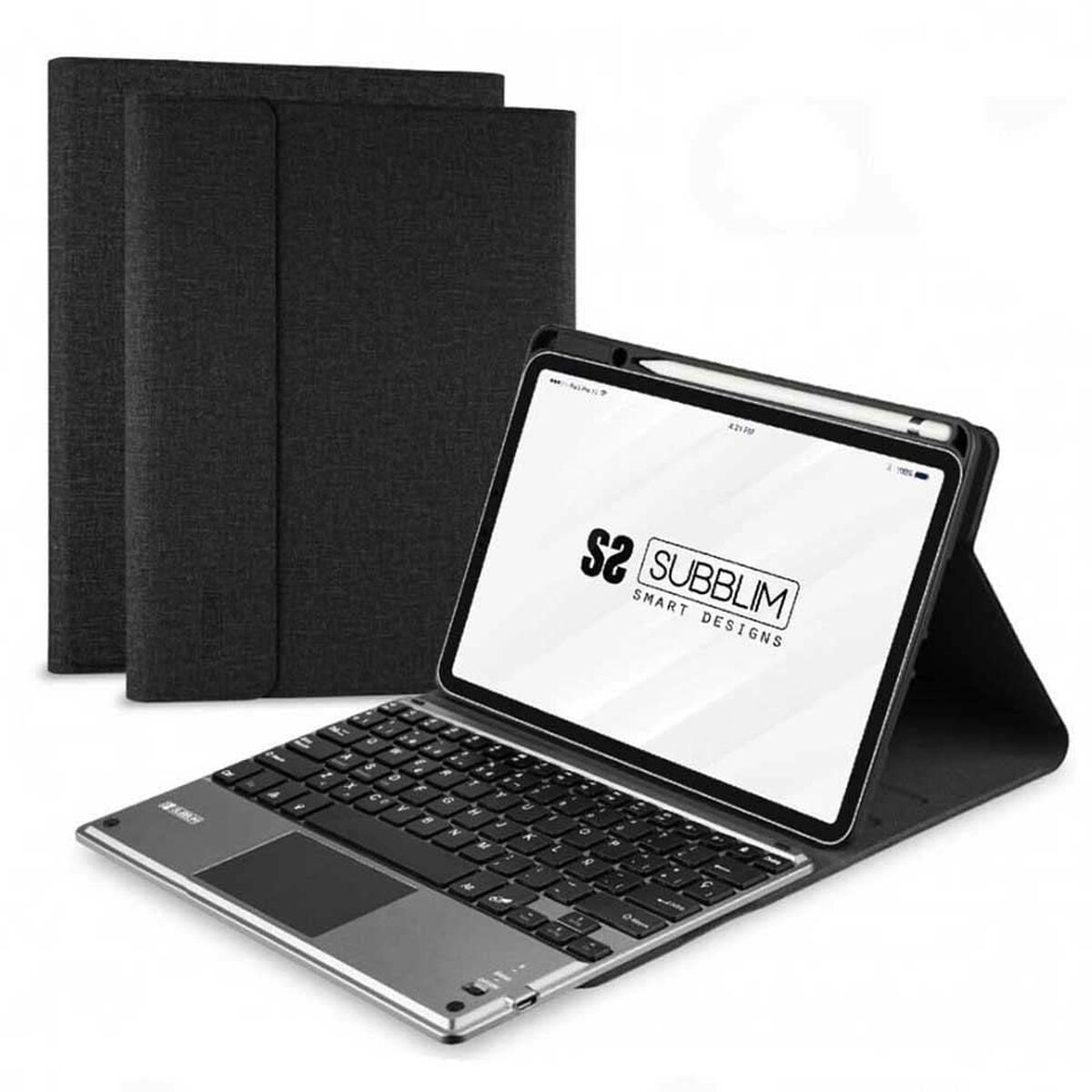 Väska till Läsplatta och Tangentbord Subblim SUB-KT4-BTPI50 Qwerty Spanska Svart Multicolour iPad Pro 11?