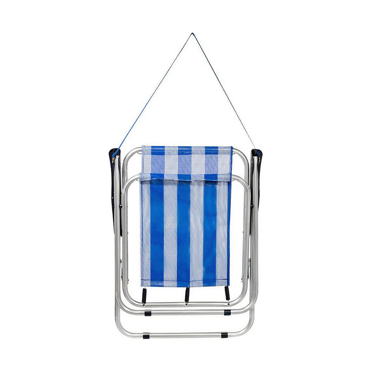 Strandstol Aktive Vit Marinblå 44 x 45 x 76 cm Sjöman - 3