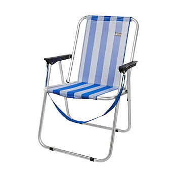 Strandstol Aktive Vit Marinblå 44 x 45 x 76 cm Sjöman