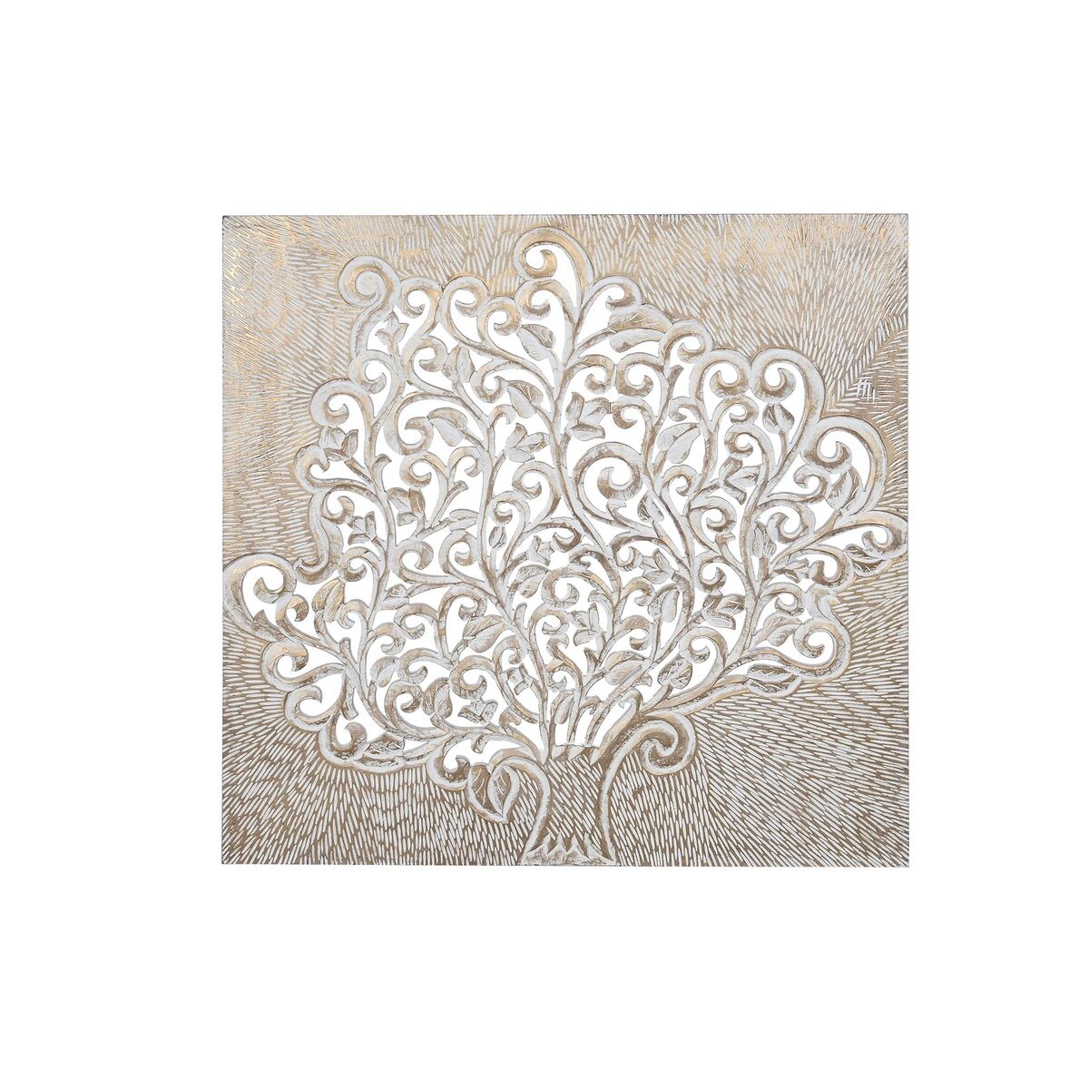 Väggdekoration DKD Home Decor Träd MDF (120 x 4 x 120 cm) - 3