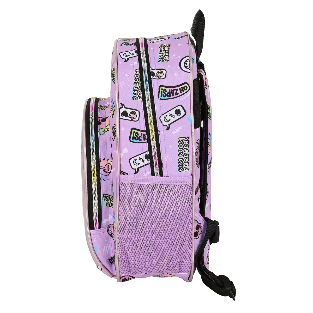 Skolryggsäck Monster High Best boos Lila 28 x 34 x 10 cm - 4