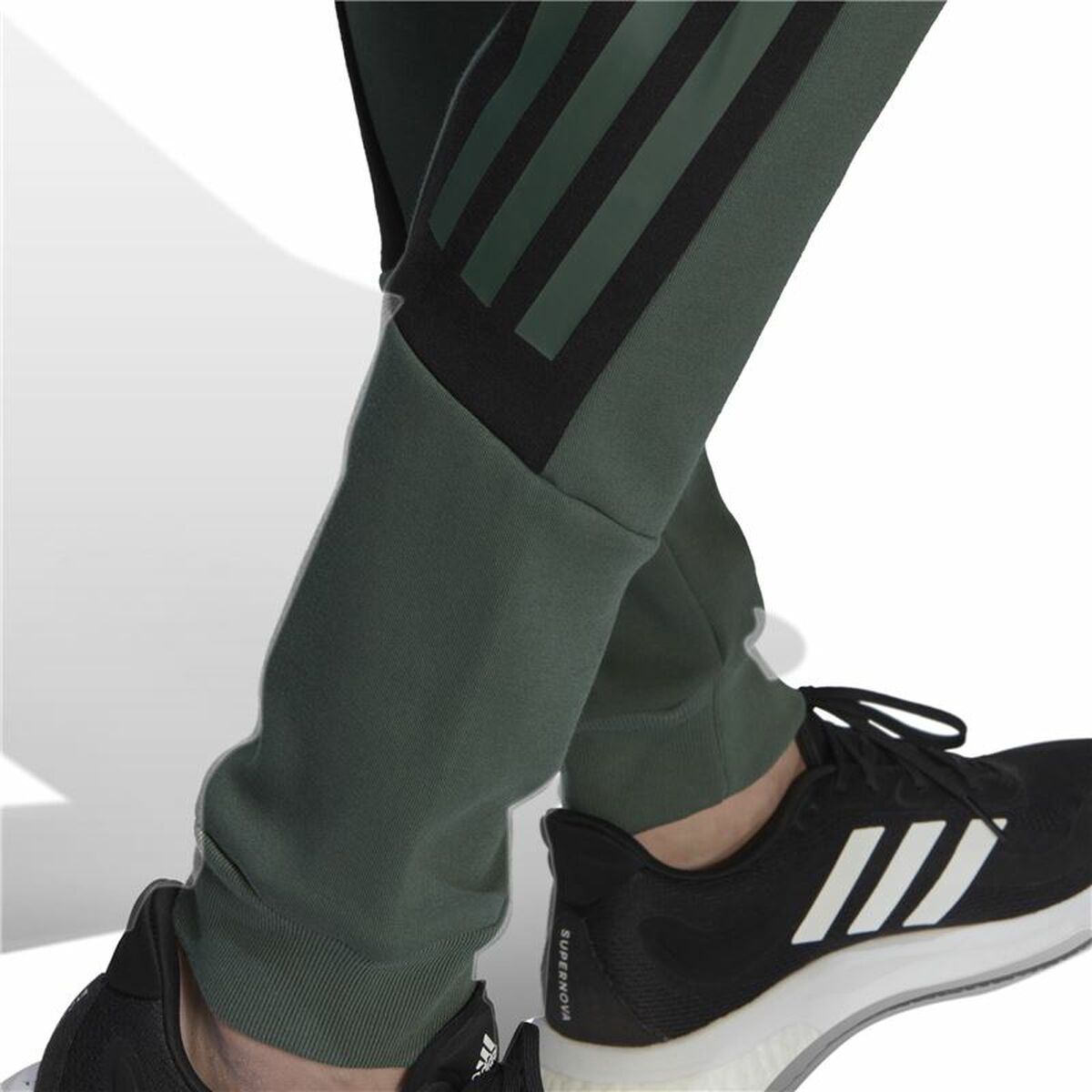 Nederdel träningsoverall för vuxna Adidas Future Icons 3 Grön Män - 2