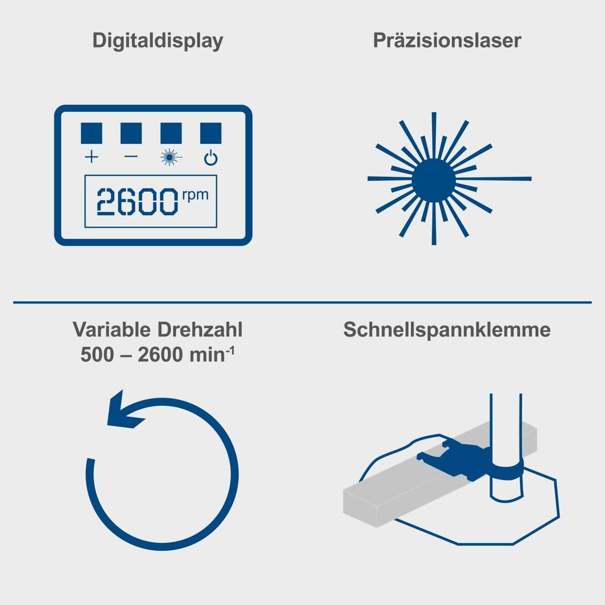 Pelarborrmaskin Scheppach 700 W - 3