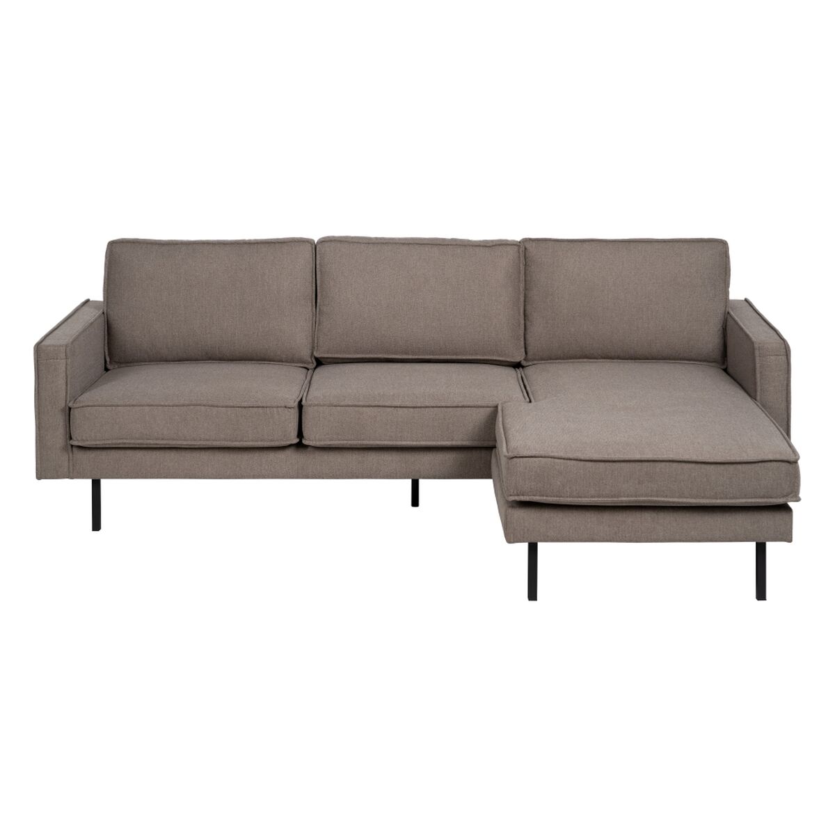 Schäslong Beige-brun (taupe) 235 x 155 x 87 cm - 4