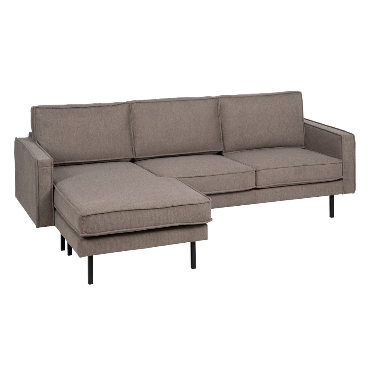 Schäslong Beige-brun (taupe) 235 x 155 x 87 cm - 3