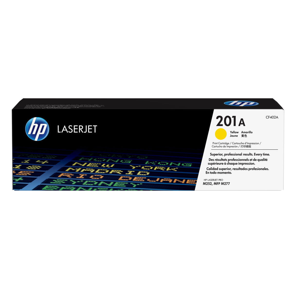 Original Toner HP 201A Gul