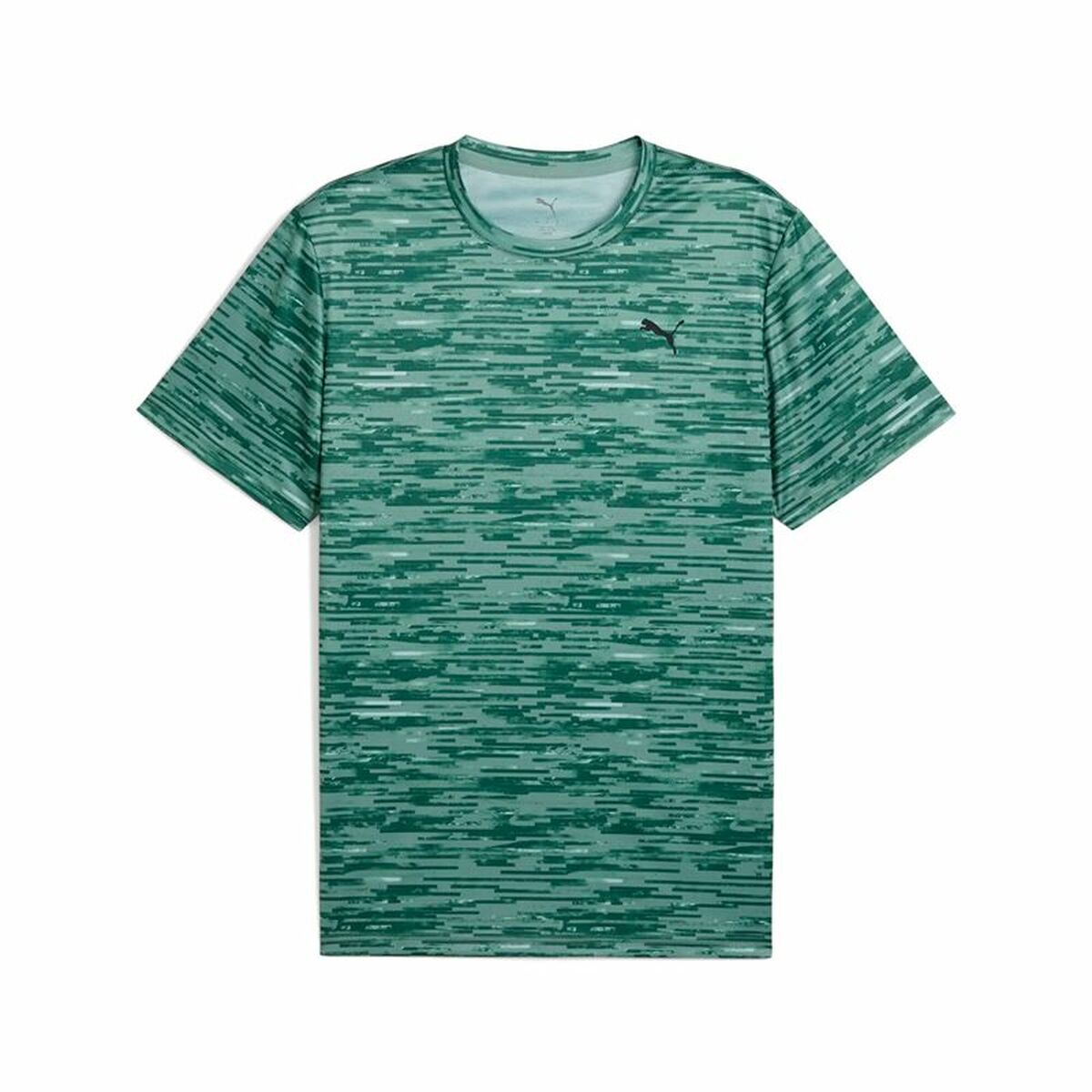 T-shirt med kortärm Herr Puma Tad Essentials Blå Grön