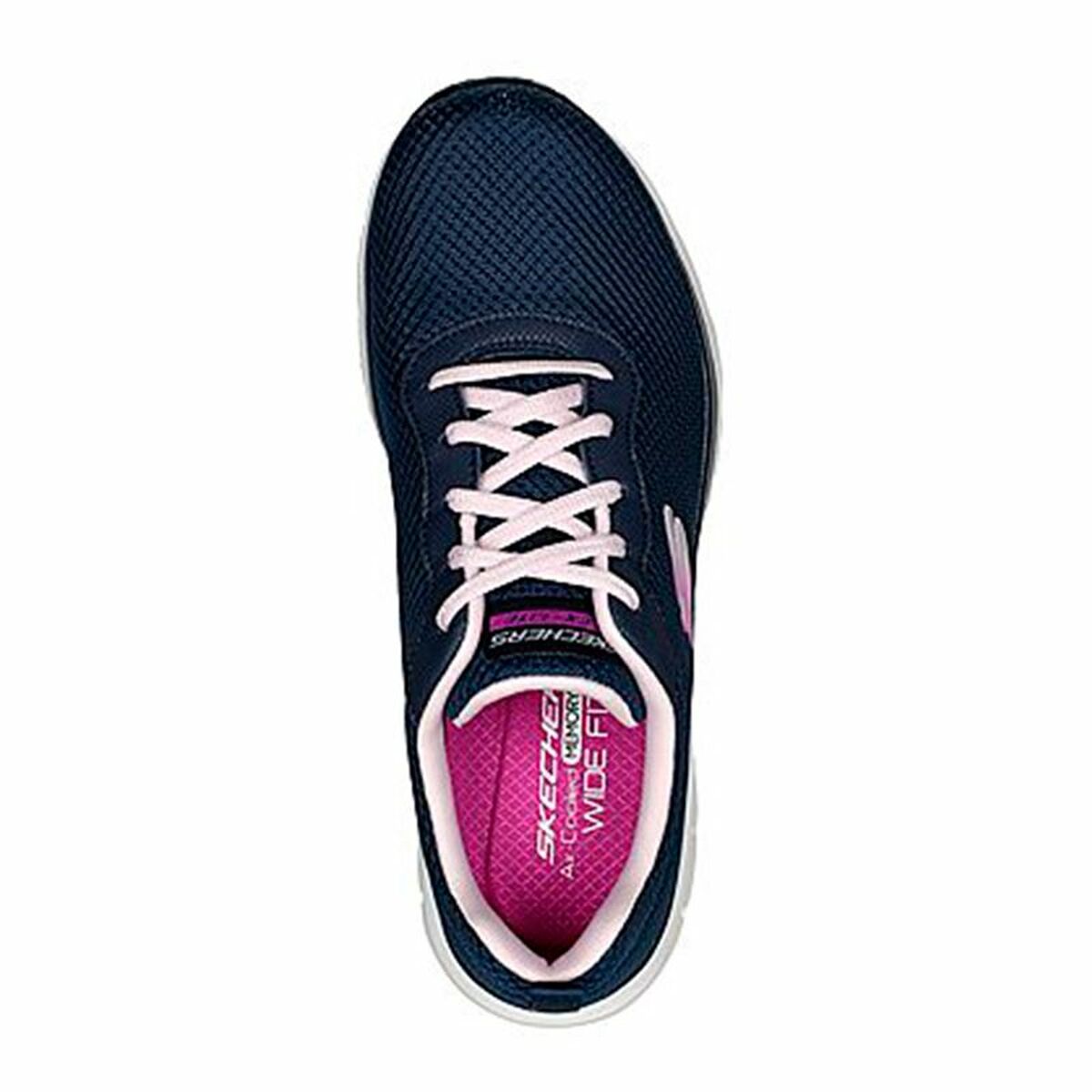 Gymnastiksko, Dam Skechers Flex Appeal 4.0 Marinblå - 4