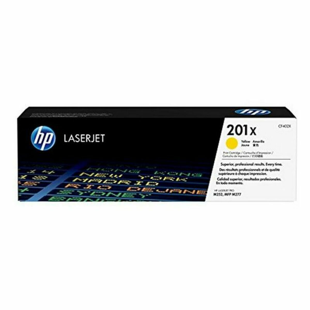 Original Toner HP 201X Gul - 4
