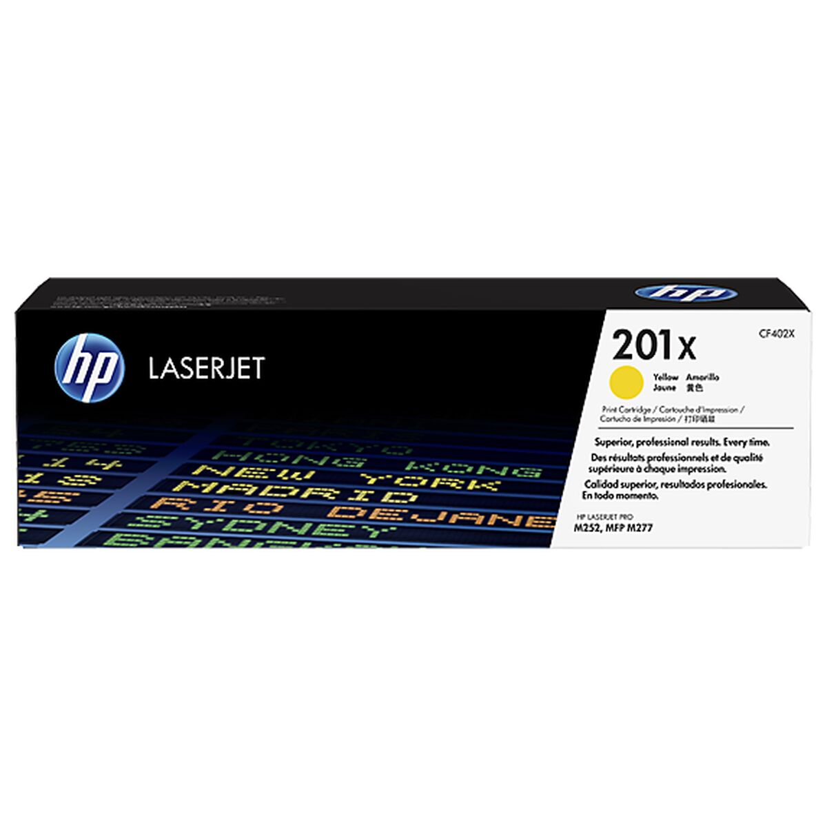 Original Toner HP 201X Gul