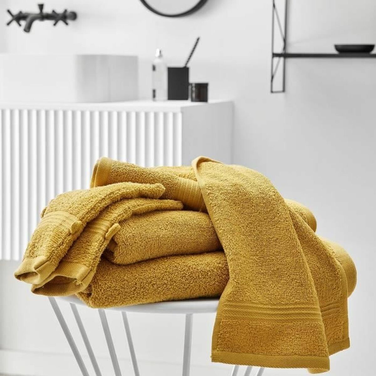 Badhandduk TODAY Essential Ockra 90 x 150 cm - 3