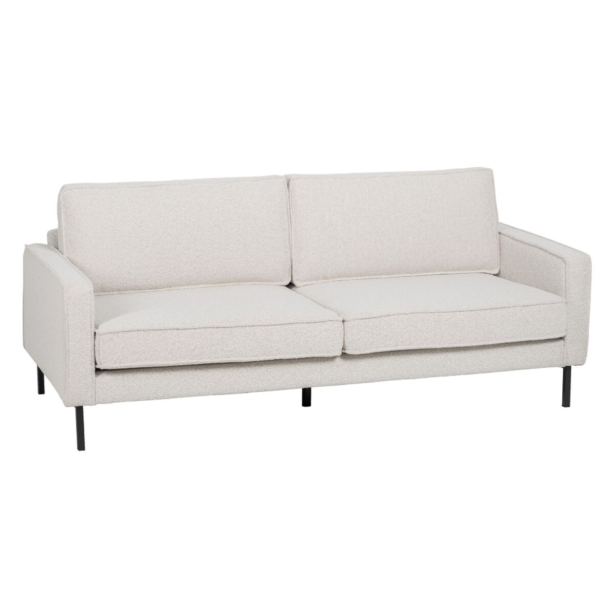3-mans soffa 213 x 87 x 90 cm Vit Metall