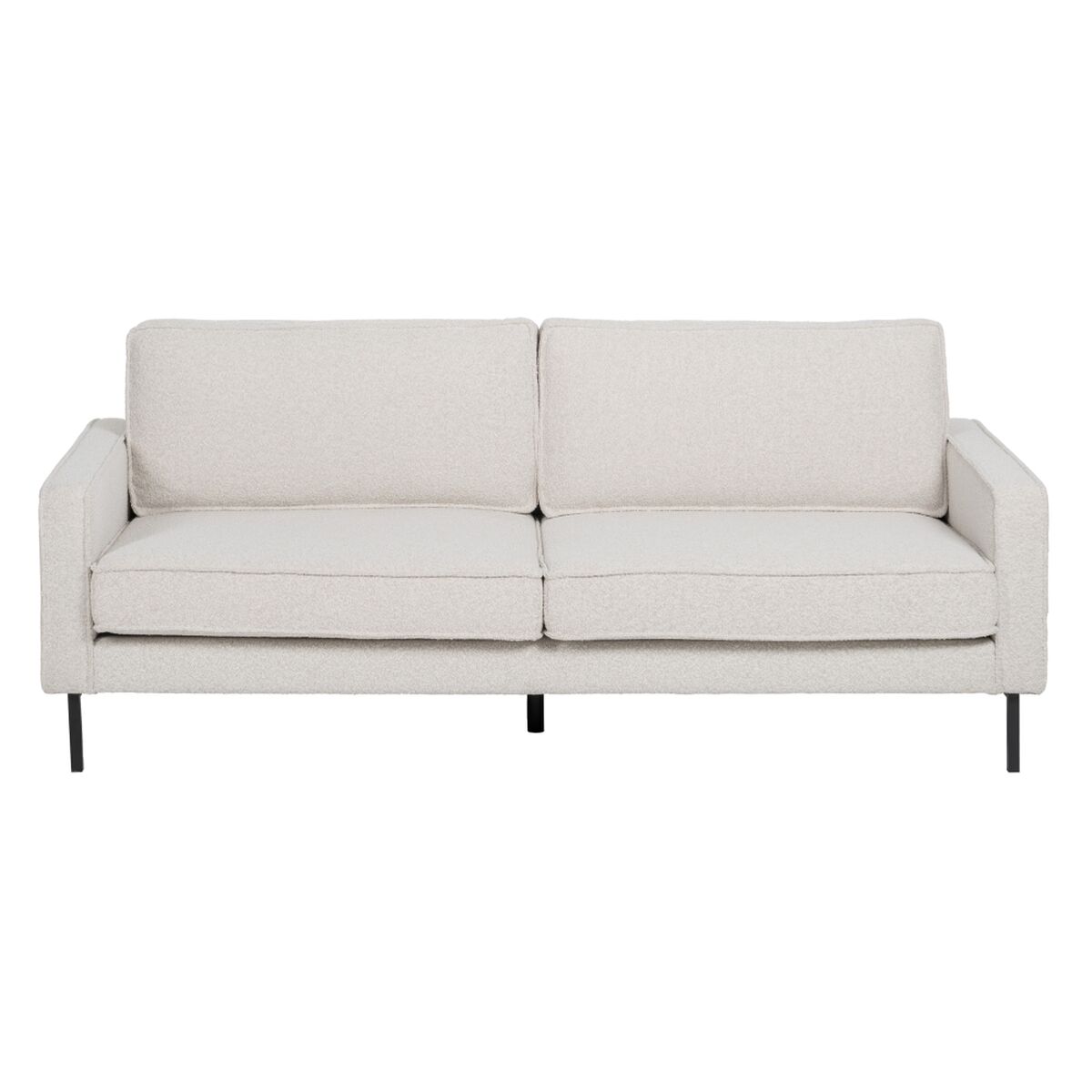 3-mans soffa 213 x 87 x 90 cm Vit Metall - 3