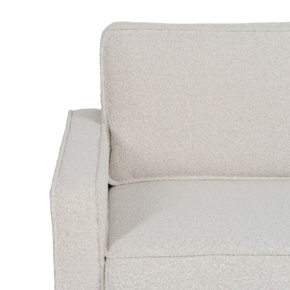 3-mans soffa 213 x 87 x 90 cm Vit Metall - 6