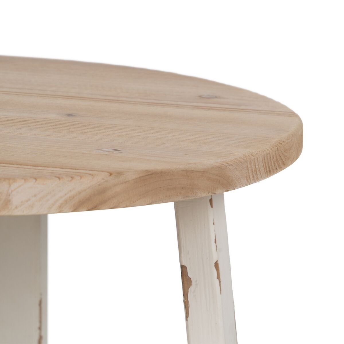 Soffbord Vit Naturell 60 x 60 x 45 cm - 5