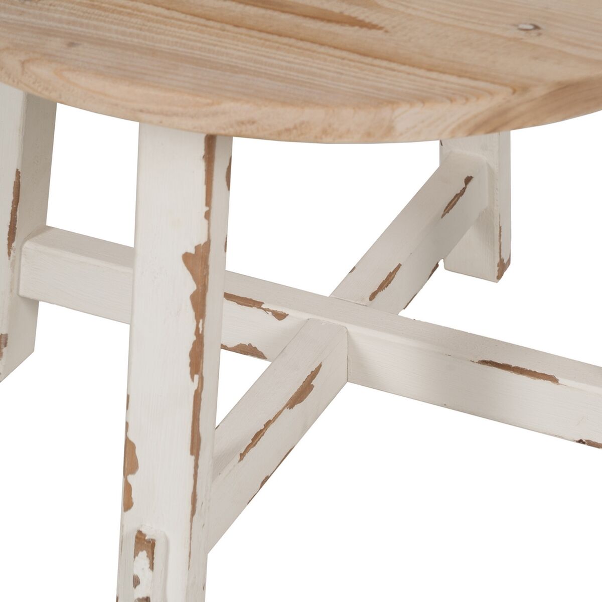 Soffbord Vit Naturell 60 x 60 x 45 cm - 6