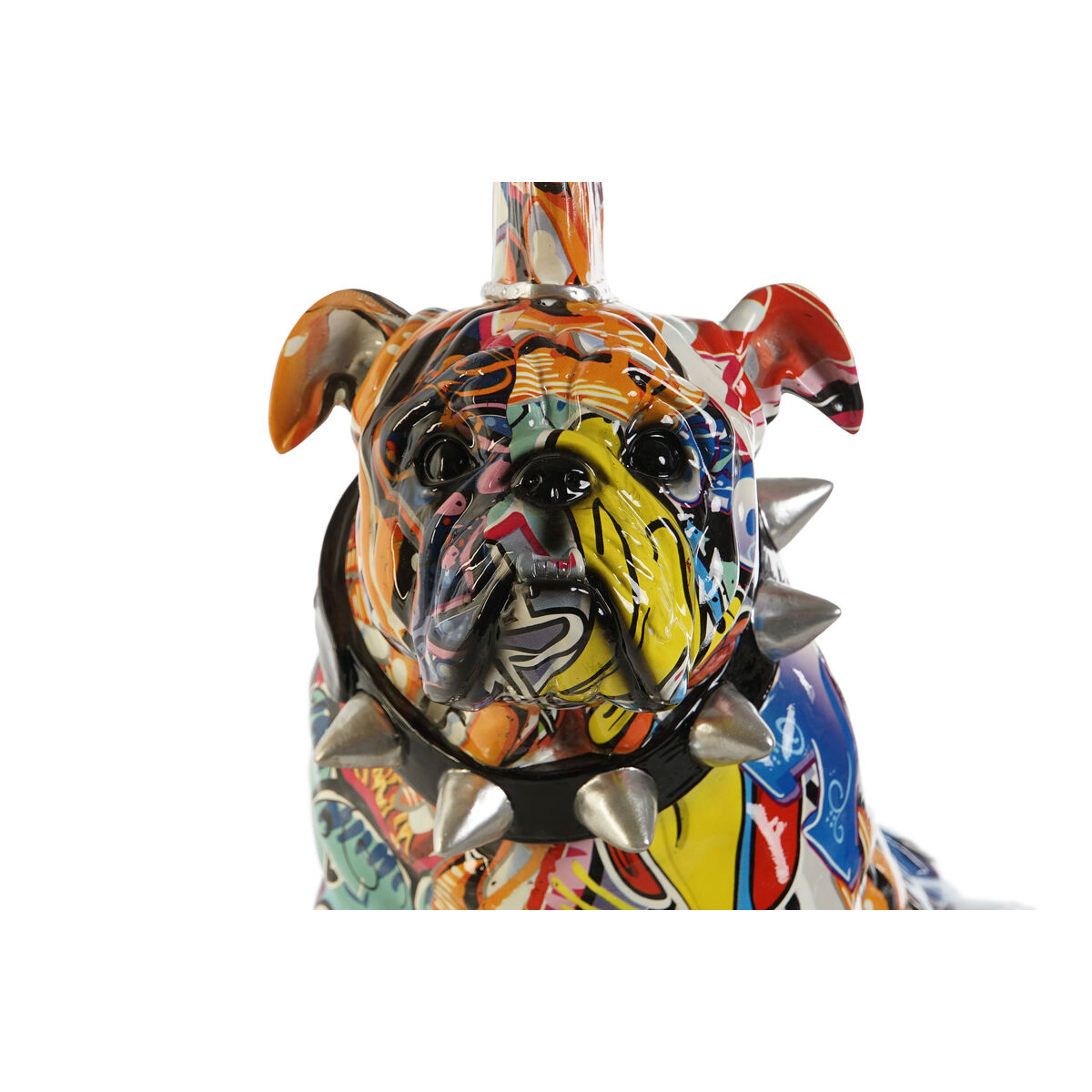 Prydnadsfigur Home ESPRIT Multicolour Hund 17 x 25 x 27 cm - 3