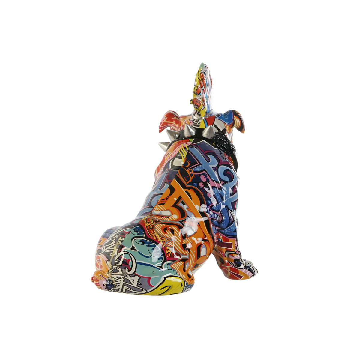 Prydnadsfigur Home ESPRIT Multicolour Hund 17 x 25 x 27 cm - 2