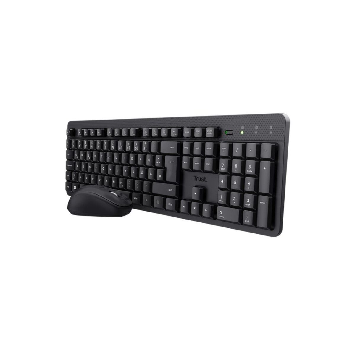 Tangentbord och Mus Trust 25356 Svart Qwerty Spanska