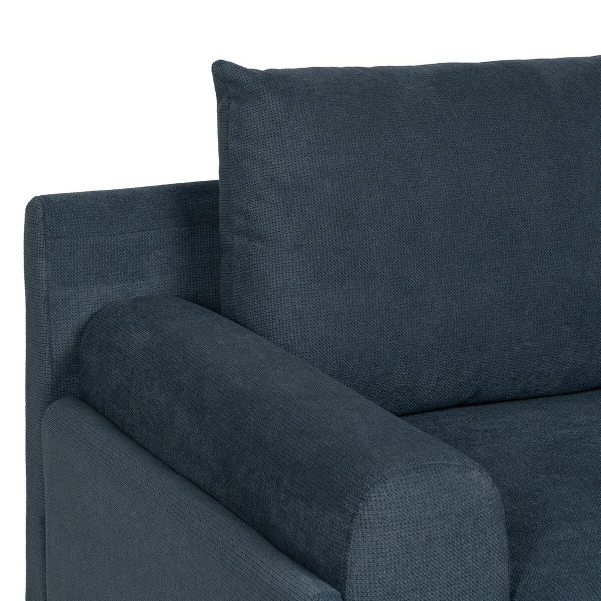 3-mans soffa Blå Trä 216 x 86 x 90 cm - 5