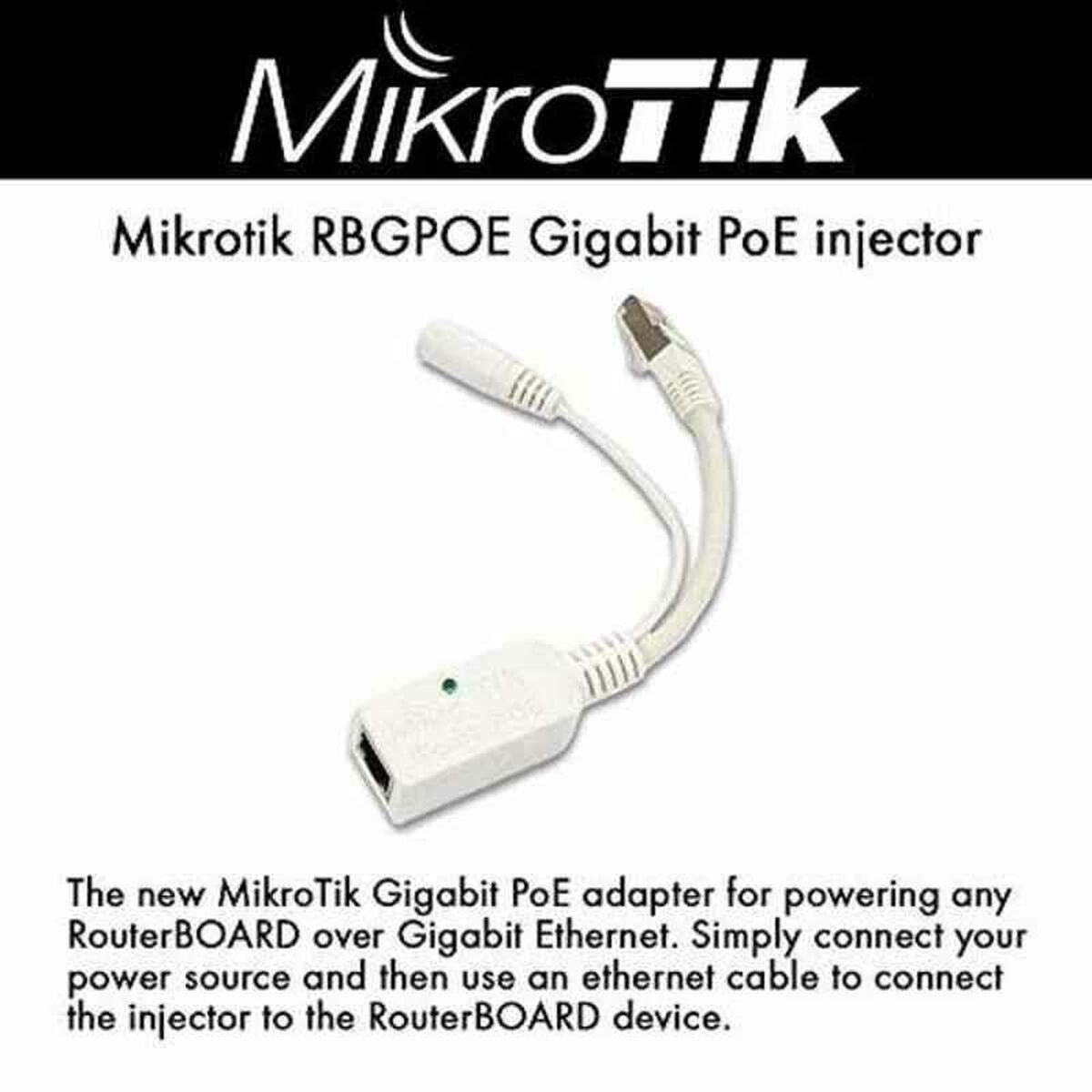 POE-injektor Mikrotik RBGPOE Gigabit Ethernet - 2
