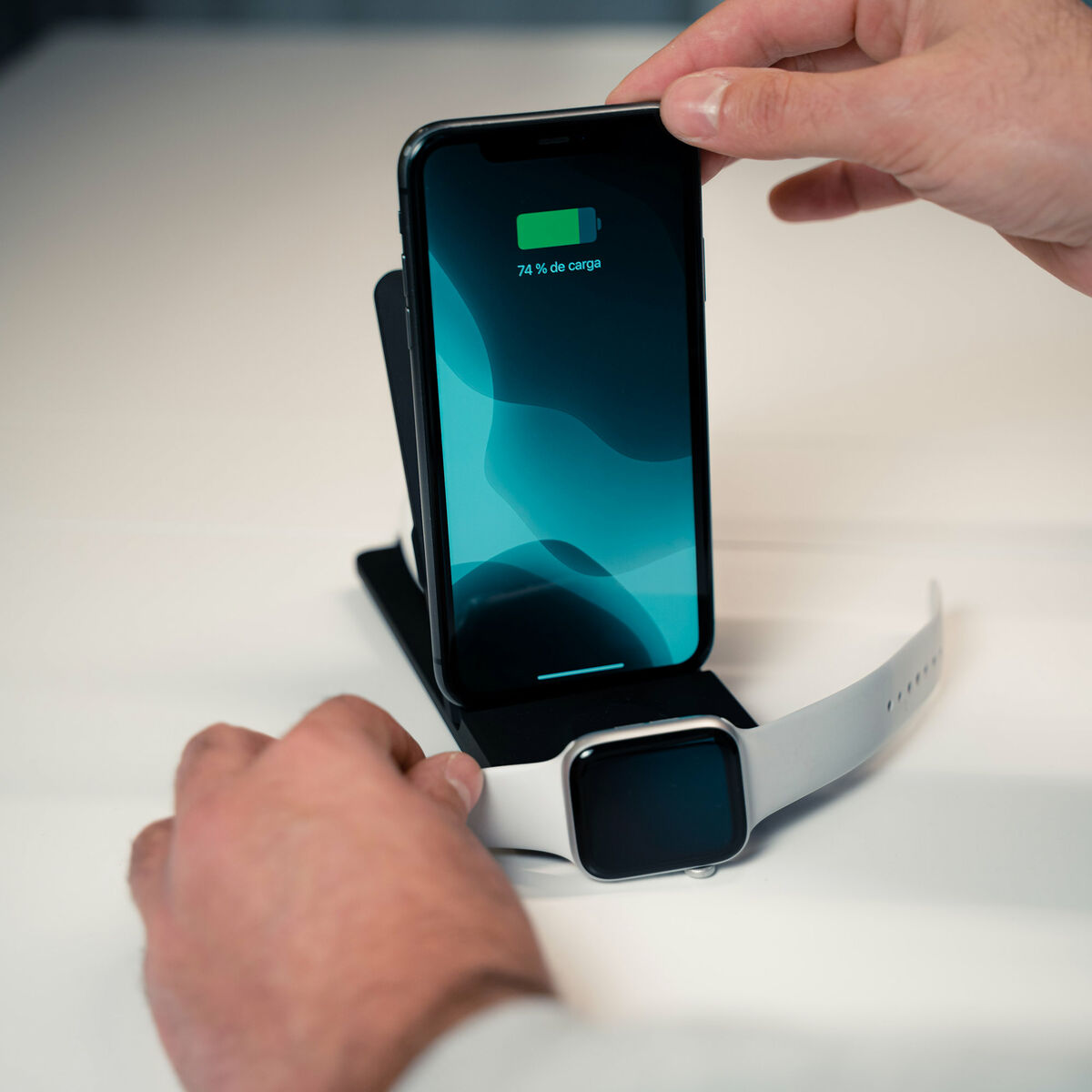 Trådlös laddare KSIX Apple-compatible 15W - 2
