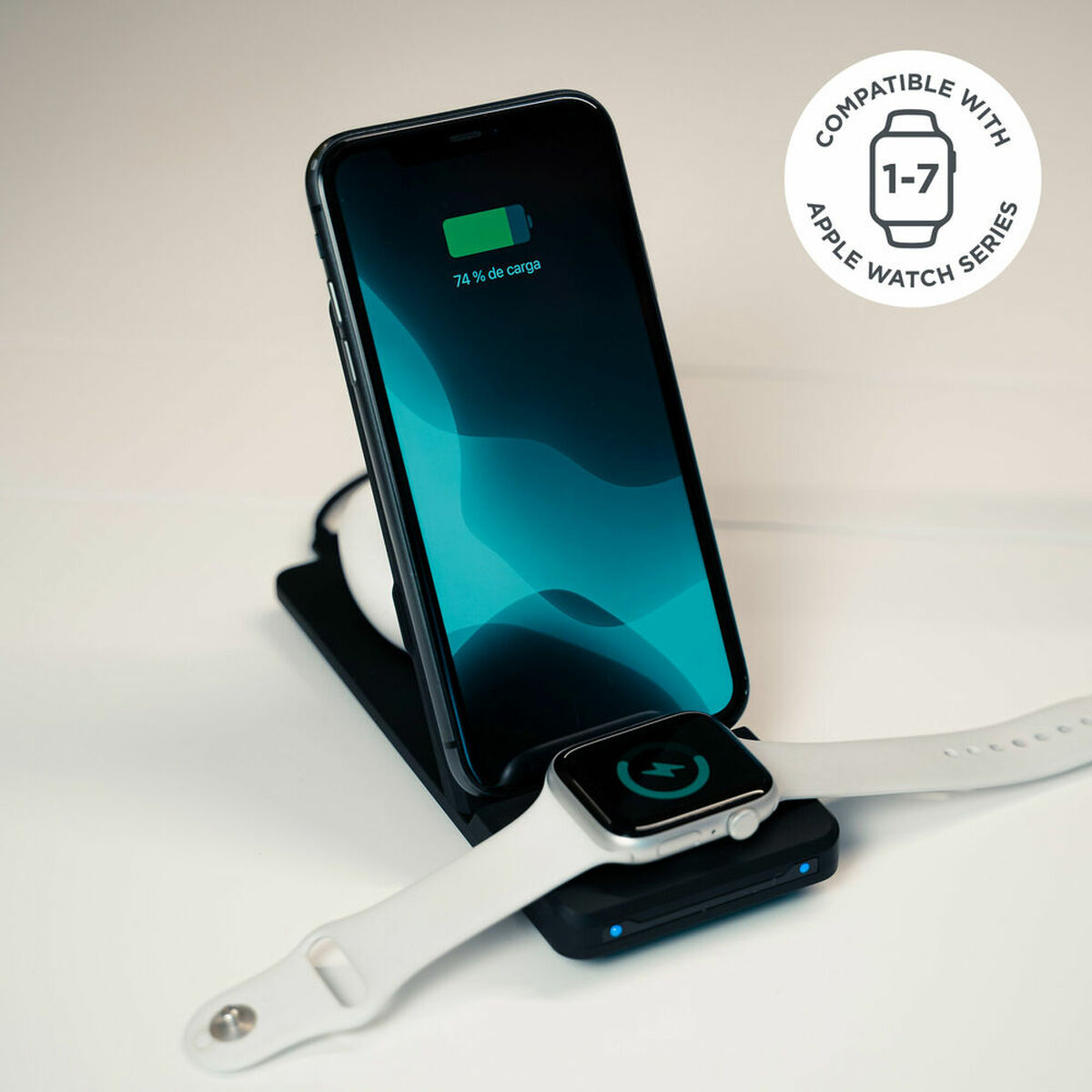 Trådlös laddare KSIX Apple-compatible 15W - 8