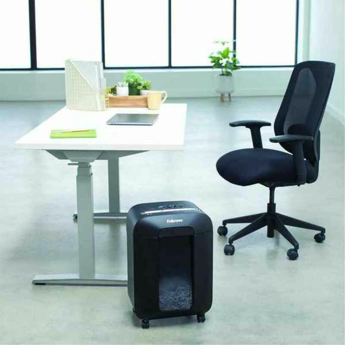 Dokumentförstörare Mikroskärande Fellowes LX85 19 L 12 Blad 4 x 40 mm Svart - 4