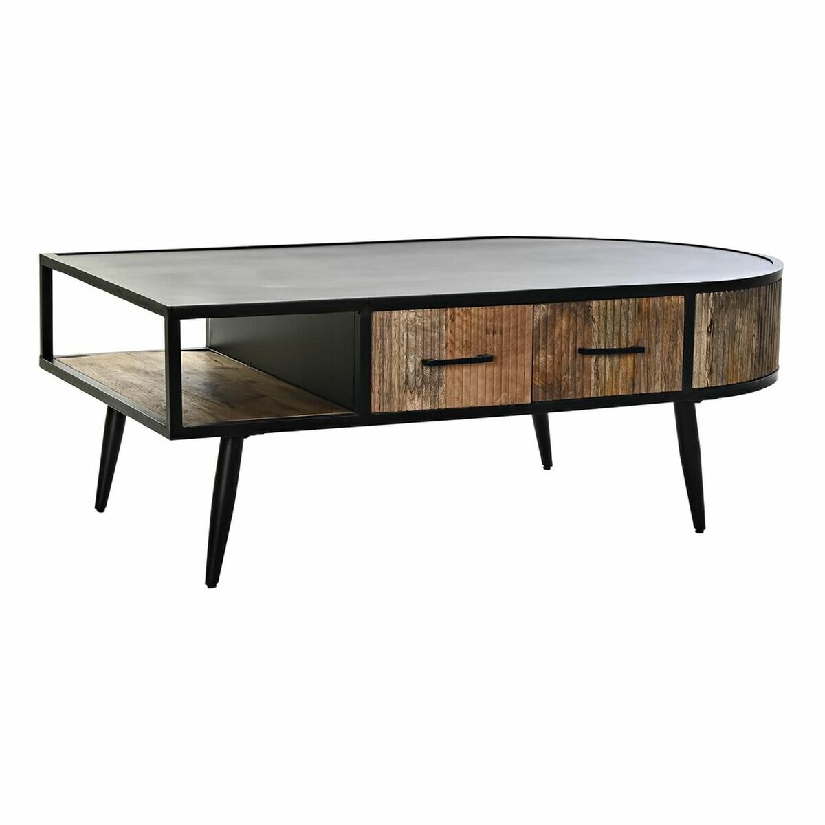 Soffbord DKD Home Decor Metall Mangoträ 30 x 40 cm 130 x 70 x 46 cm
