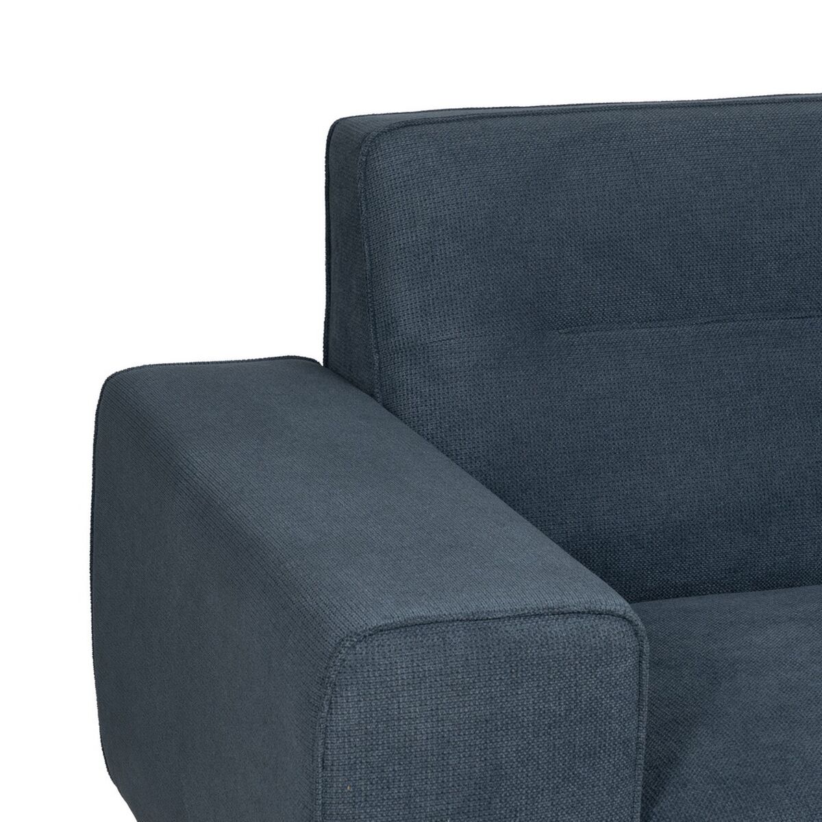 3-mans soffa Blå Trä 220 x 87 x 85 cm - 5