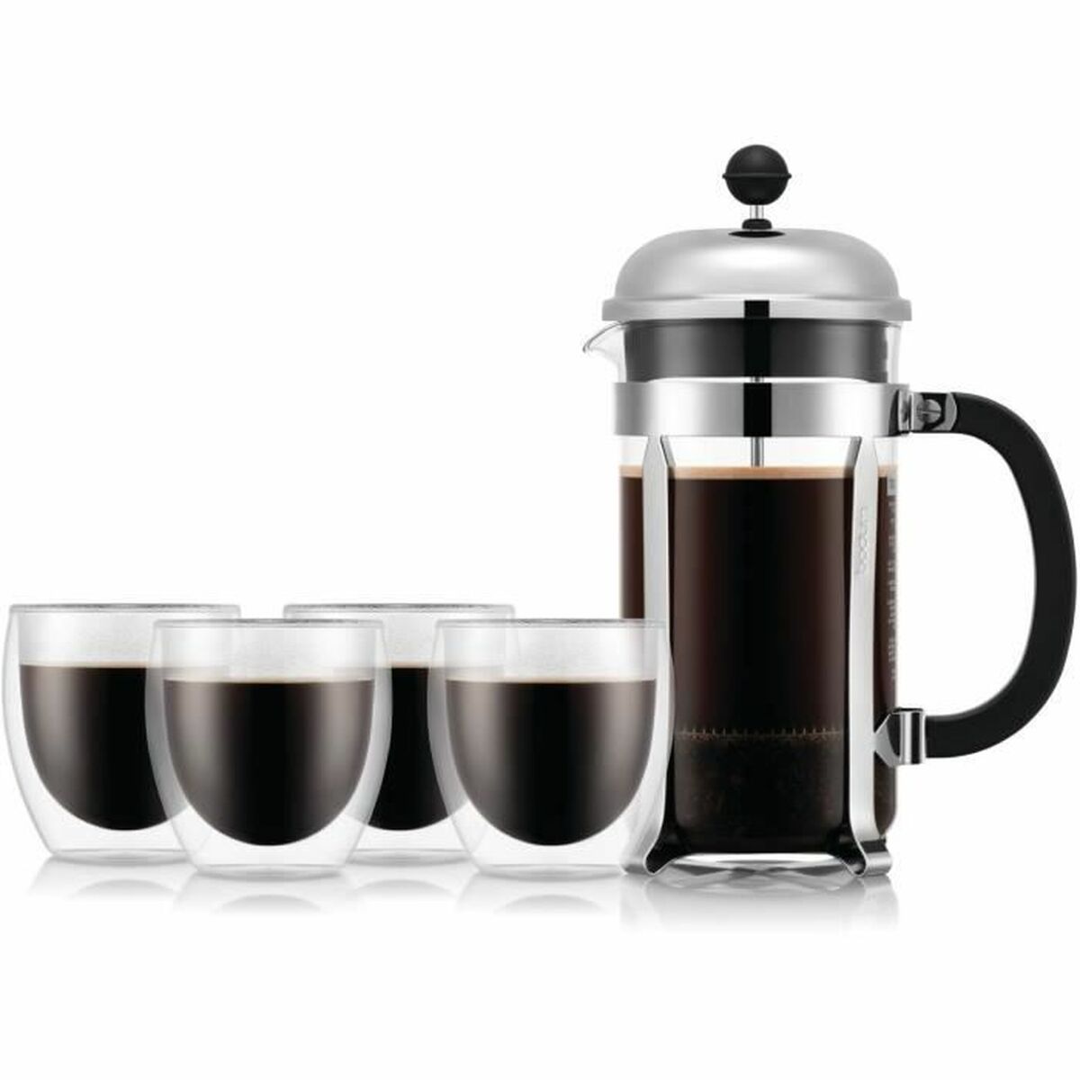 Kaffepress Bodum Transparent 1 L (8 antal)