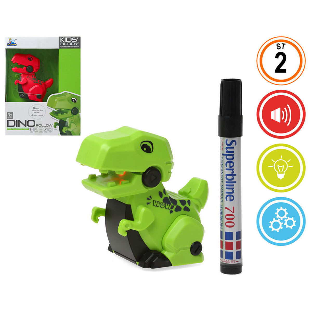 Actionfigurer Ljus med ljud 21 x 16 cm - 5