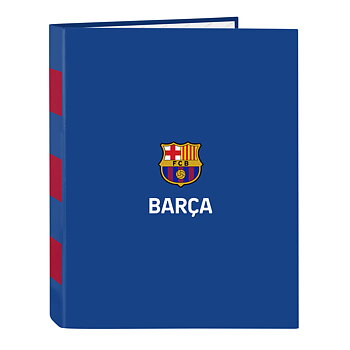 Ringpärm F.C. Barcelona Blå Rödbrun A4 26.5 x 33 x 4 cm