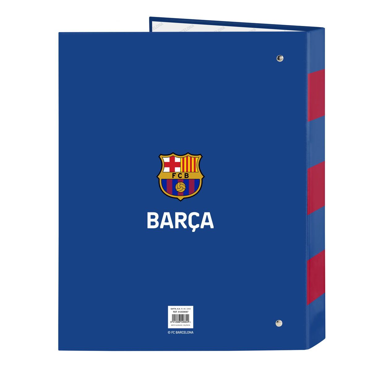 Ringpärm F.C. Barcelona Blå Rödbrun A4 26.5 x 33 x 4 cm - 2
