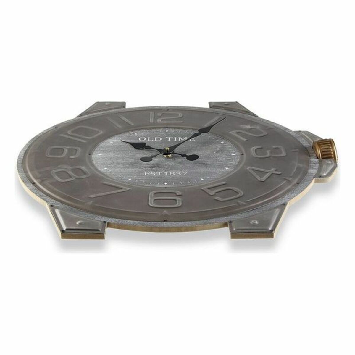 Väggklocka Versa Metall Trä MDF (60 x 4,5 x 58 cm) - 2