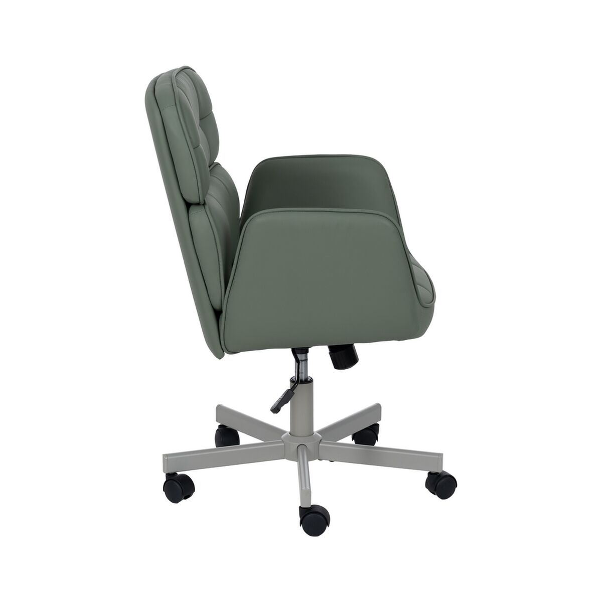 Matsalsstol Grön Grå Nylon Polyester Skum Trä Järn 57 x 60,5 x 85 cm - 3