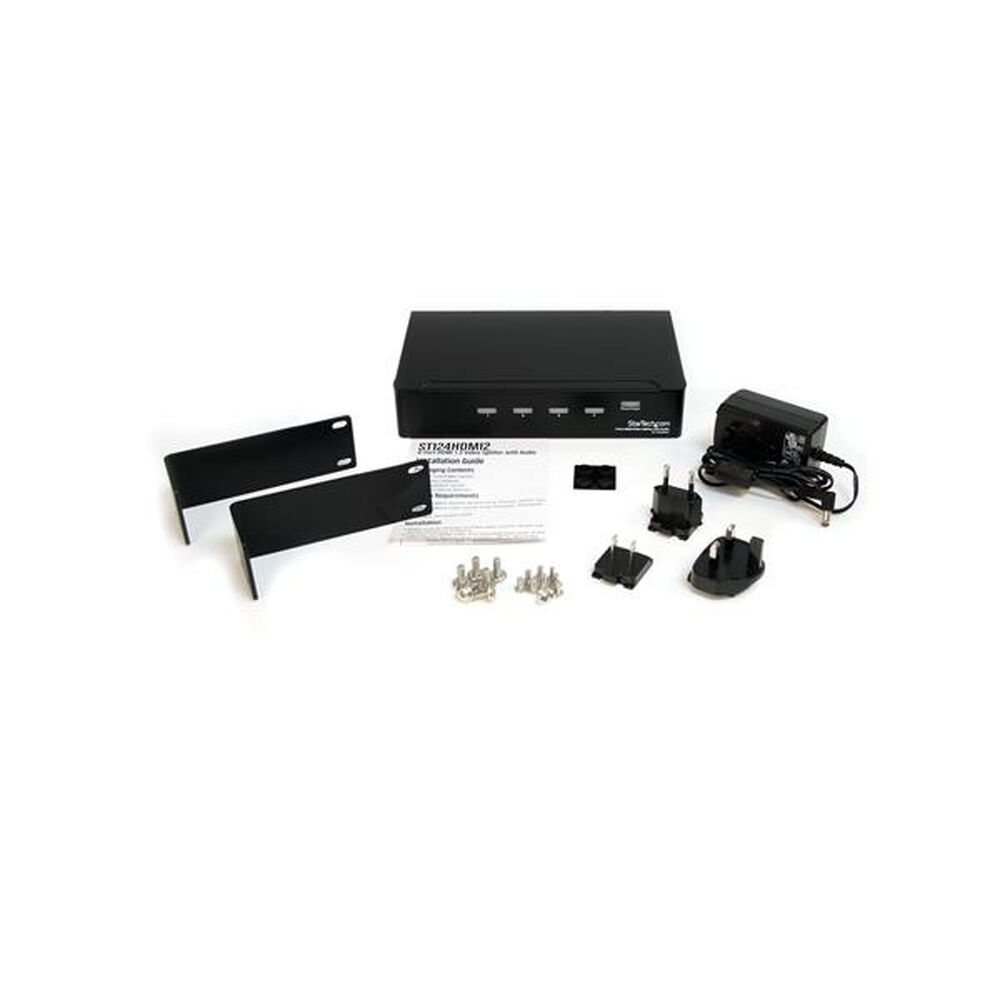 HDMI-brytare Startech ST124HDMI2           Svart - 2