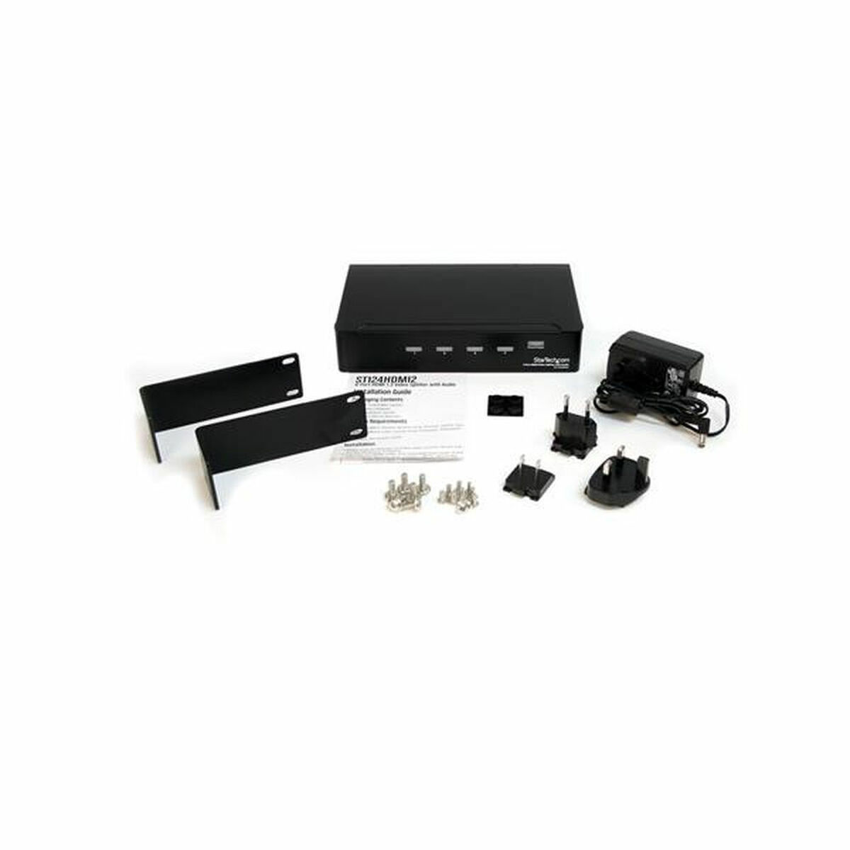 HDMI-brytare Startech ST124HDMI2           Svart - 4