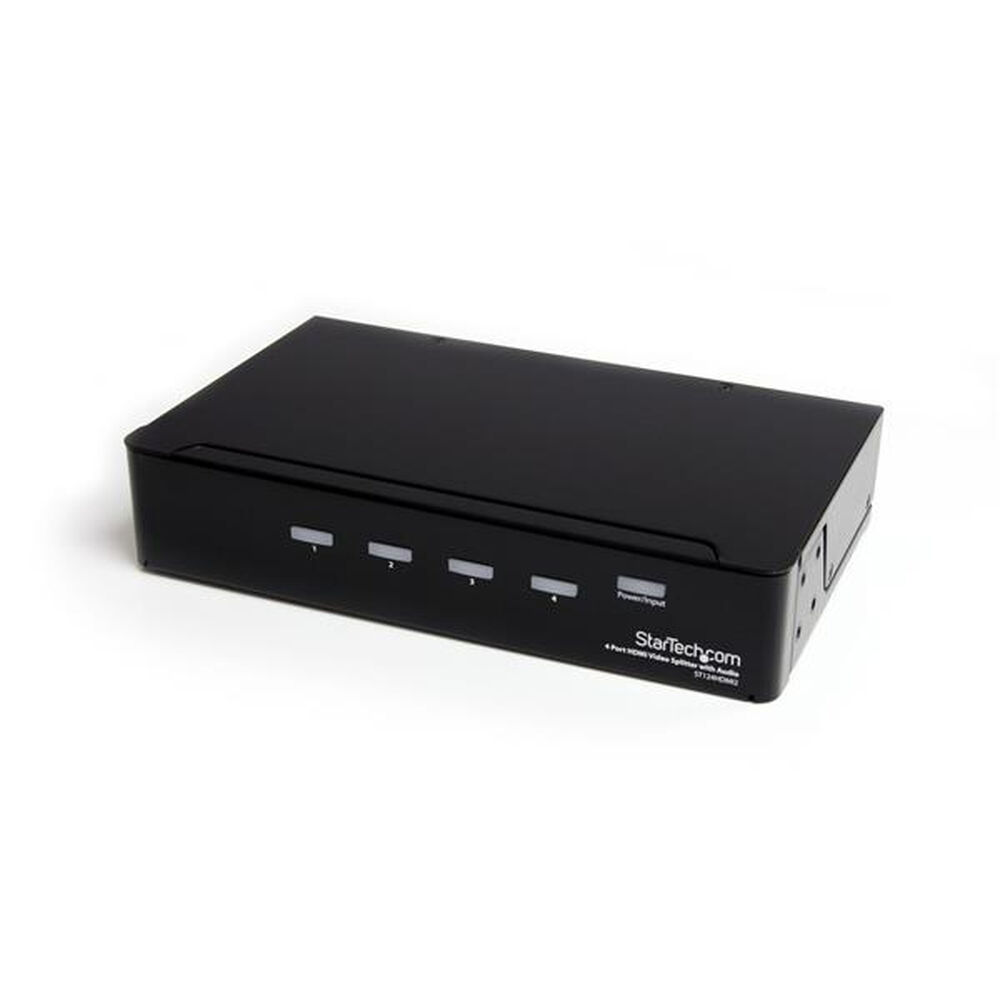 HDMI-brytare Startech ST124HDMI2           Svart